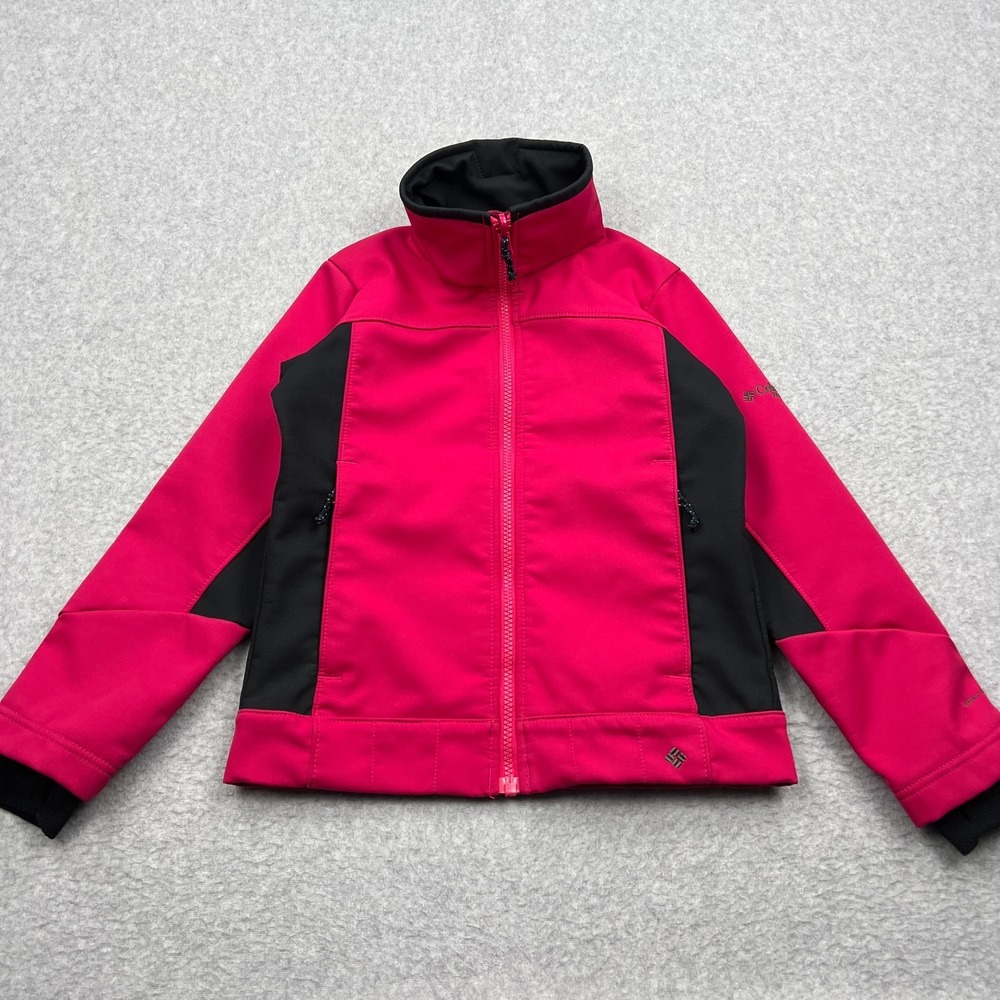 Columbia Bugaboo Titanium Interchange Pink Jacket Girls Youth 7/8 Full Zip Coat‎ - Picture 2 of 16